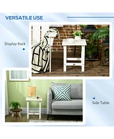 Hdpe Adirondack Side Table for Patio, Balcony, Pool