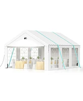 Streamdale Furniture 10x20FT Heavy Duty Canopy Tent with Removable Walls