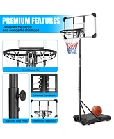 Streamdale Furniture Portable Basketball System with Adjustable Height