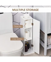 Streamdale Furniture Corner Bathroom Cabinet for Toiletries and Storage