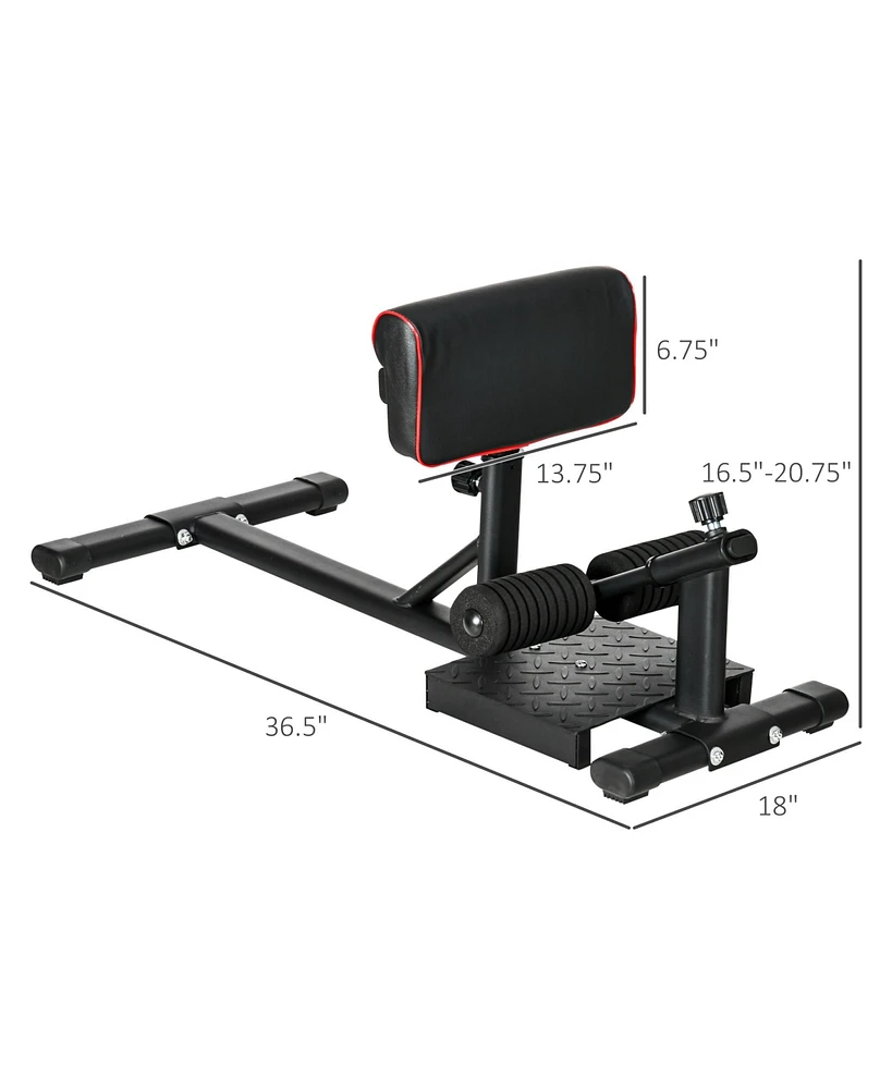 Streamdale Furniture Sissy Squat Machine for Home Gym, Workout Station for Abs, Hip, Glutes & Quads