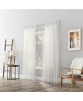 Sheer Voile Tab Top Curtain Panel