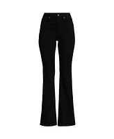 Lands' End Women's High Rise Denim Skinny Flare Jeans