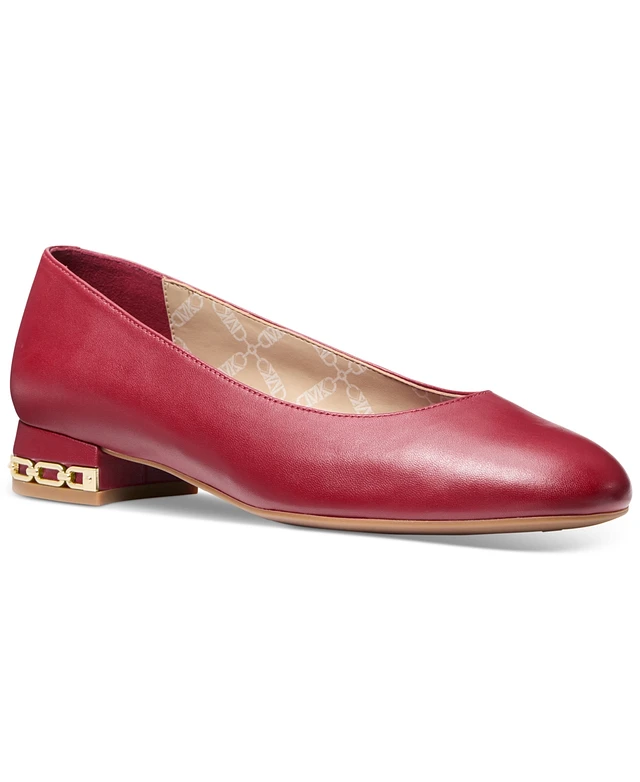 Michael Kors Women's June Chain-Detail Ballet Flats The Shops at