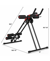 Vebreda Abdominal Workout Equipment with Lcd Monitor for Home Gym