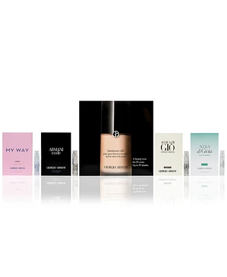 Free fragrance sampler with Beauty or Fragrance purchase