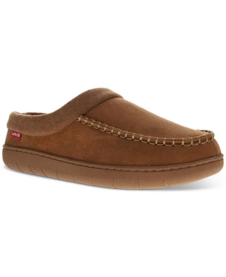 Levi's Men's Victor Faux-Sherpa Slippers