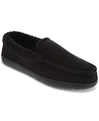 Levi's Men's Roger Faux-Sherpa Corduroy Slippers