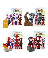 Tonies Marvel Set with Spidey, Spin, Ghost Spider, and Black Panther Audio Play Figurines