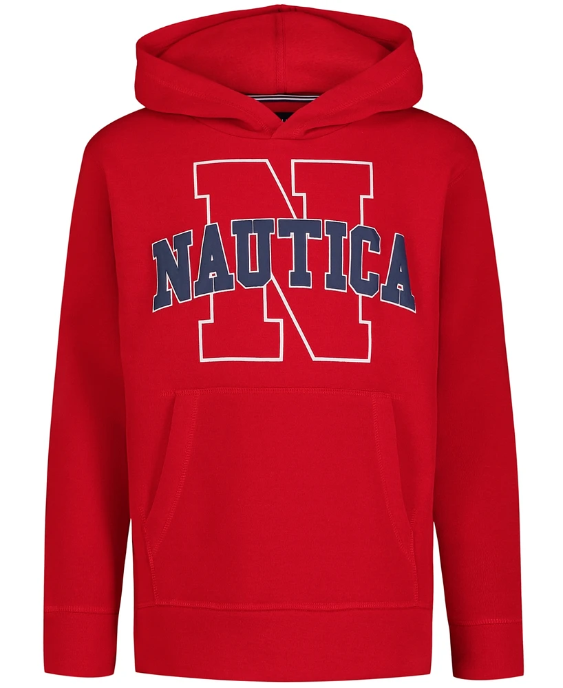 Nautica Toddler and Little Boys Old School Pullover Hoodie