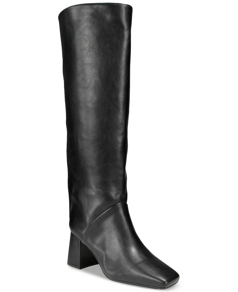 On 34th Women's Millerr Square-Toe Knee High Boots, Created for Macy's