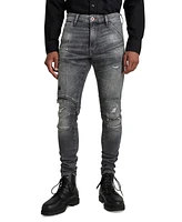 G-Star Raw Men's Zip-Knee Distressed Moto Jeans, Created for Macy's