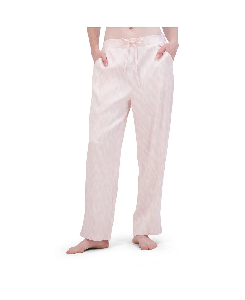 Tahari Women's Straight Leg Satin Pajama Pant