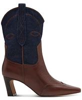 Steve Madden Women's Josefine Blade Heel Western Dress Booties