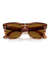 Ray-Ban Unisex Polarized Sunglasses, Wayfarer Reverse RBR0502S