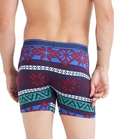 Saxx Men's Daytripper Moisture-Wicking Holiday Printed Boxer Briefs