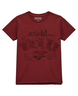 Guess Big Boy Garment Dye Short Sleeve T-Shirt