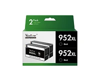 Valuetoner Remanufactured Ink Cartridges Replacement for Hp 952XL Black 952 Xl Ink Cartridges High Yield for OfficeJet Pro 8710 8720 7740 8210(2Black)