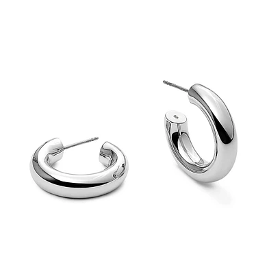 Ana Luisa Silver Hoop Earrings - Tia Mini Silver