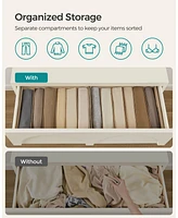 Slickblue Wardrobe Clothes Organizer With 6 Grids