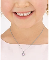 Tiny Blessings Children's Sterling Silver Blissful Heart Girls' 12-14" Necklace