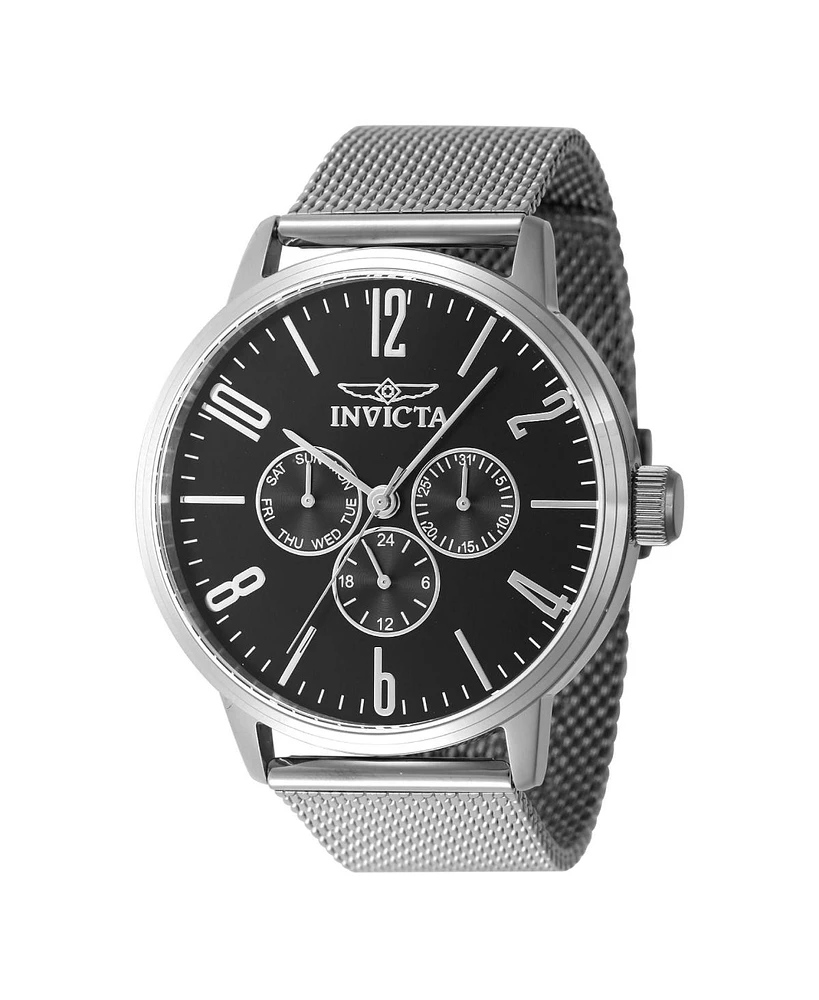 Invicta Men's 47597 Specialty Quartz Chronograph Charcoal Dial Watch