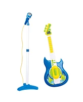 Contixo Pink Kids Guitar and Microphone Set - Adjustable Stand