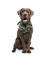 Luvable Friends Dog Reversible Pet Dog and Cat Bandana Bibs 2pk, Space Camo, One Size