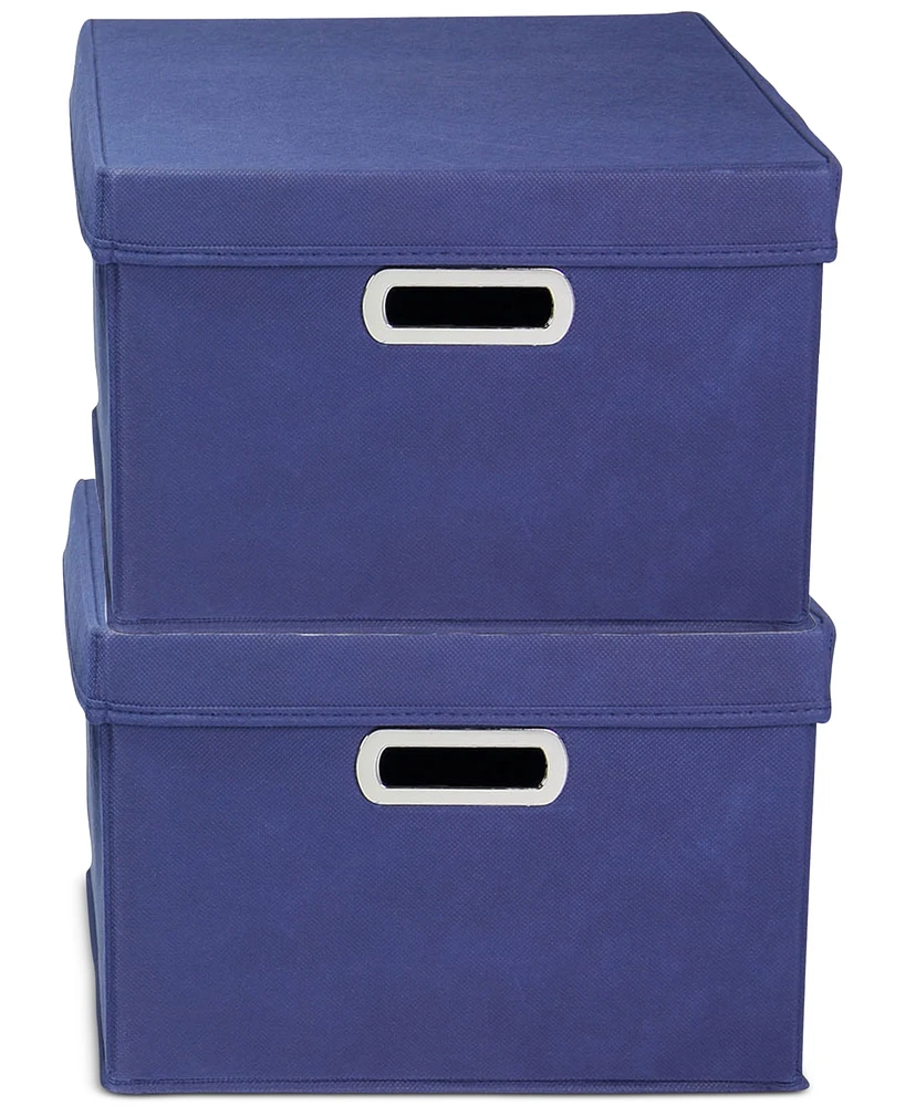 Household Essentials 2-Pc. Storage Cube Set with Lids