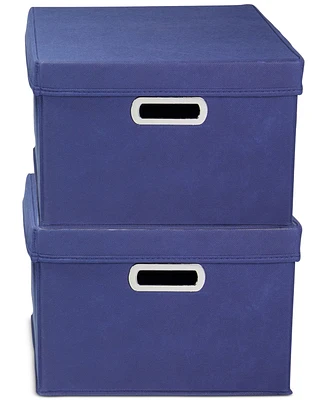 Household Essentials 2-Pc. Storage Cube Set with Lids