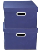 Household Essentials 2-Pc. Storage Cube Set with Lids