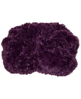 Chanasya Premium Solid Faux Long Fur Throw Blanket - Soft, Fuzzy For Bed or Couch 50" x 65” Rose Dust