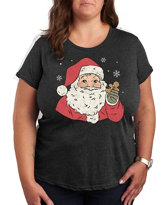 Hybrid Apparel Plus Santa Cookie Graphic T-shirt