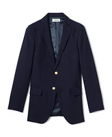 Lands' End Big & Tall School Uniform Tailored Fit Hopsack Blazer