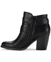 Style & Co Women's Zetaa Strappy Belt-Heel Booties, Created for Macy's