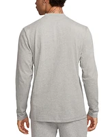 Nike Club Men's Relaxed Fit Long Sleeve Henley