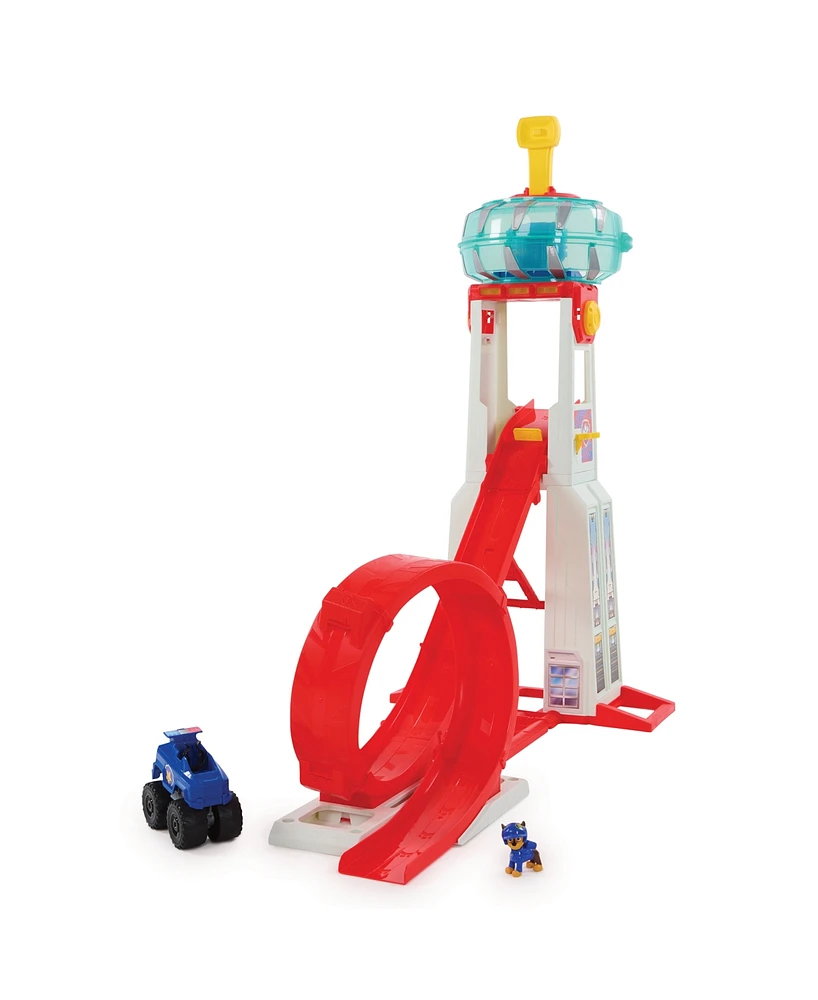 Paw Patrol Rescue Wheels Super Loop Tower with Chase Figure