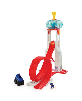 Paw Patrol Rescue Wheels Super Loop Tower with Chase Figure