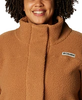 Columbia Plus Size Active Panorama Stand-Collar Long Jacket