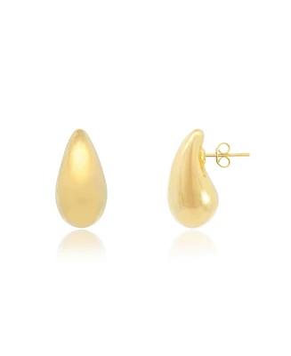 The Lovery Gold Teardrop Earrings