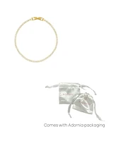 Adornia Gold Micro Tennis Bracelet