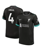 Nike Men's Virgil van Dijk Forest Green Liverpool 2024/25 Away Replica Jersey