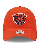 New Era Women's Orange Chicago Bears Main Core Classic 2.0 9TWENTY Adjustable Hat