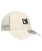 New Era Men's Tan Lafc Game Day 9TWENTY Adjustable Trucker Hat