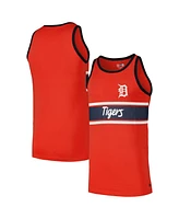 New Era Men's Orange Detroit Tigers Jersey Ringer Tank Top