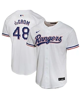 Nike Big Boys and Girls Jacob deGrom White Texas Rangers Home Game Player Jersey