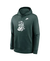 Nike Men's Michigan State Spartans Legacy Logo Club Fleece Pullover Hoodie