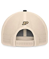 Top of the World Men's Black/Natural Purdue Boilermakers Bennett Trucker Adjustable Hat