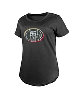 New Era Women's Charcoal San Francisco 49ers 2024 Nfl Draft T-Shirt