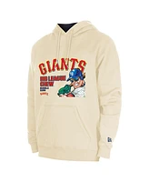 New Era Men's Cream San Francisco Giants Big League Chew Pullover Hoodie